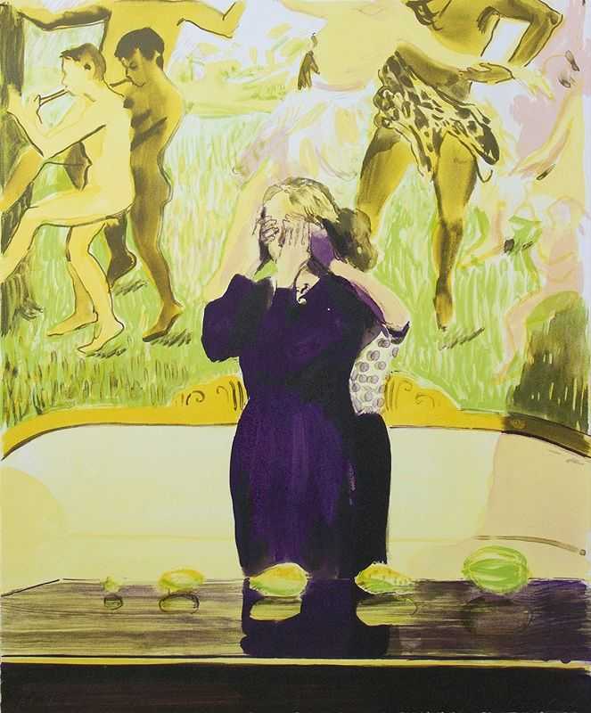 Caroline Walker, ‘Local Custom (Initiations Portfolio)’, 2014, Print, Lithograph on paper, Anat Ebgi Gallery, Numbered