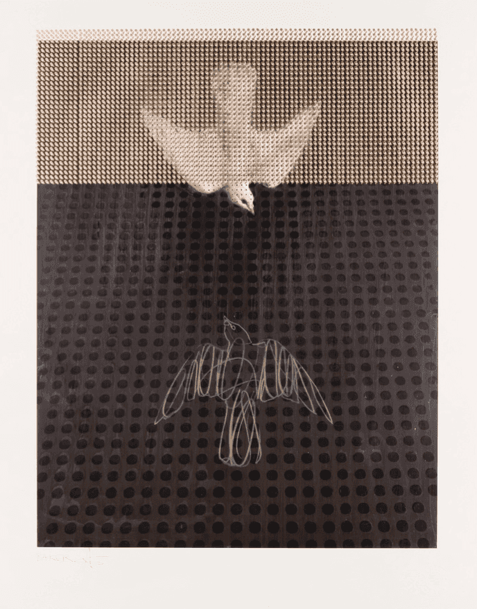 Charming Baker, ‘A Fall To Alms - Pink’, 2014, Print, Archival inkjet, hand applied 24 carat gold leaf, hand drawing and screenprint in colours on 410gsm Somerset wove, null, 