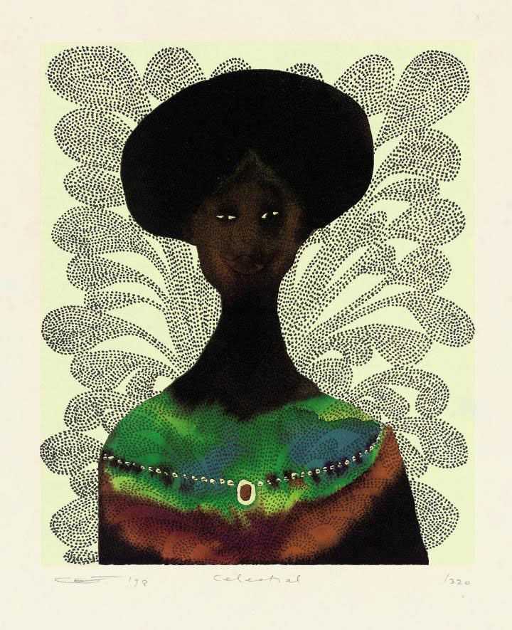 Chris Ofili, ‘Celestial’, 1998, Print, Screenprint, null, Numbered
