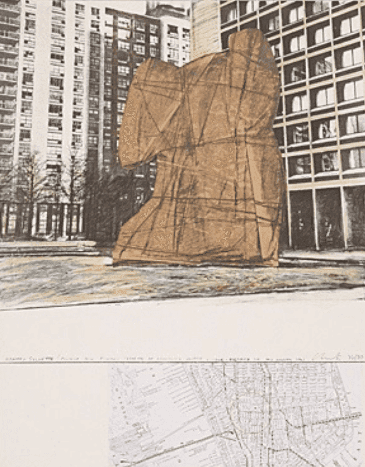 Christo and Jeanne-Claude, ‘Project for Picasso's Sylvette’, 1972, Print, Collotype and screeprint with collage, null, 