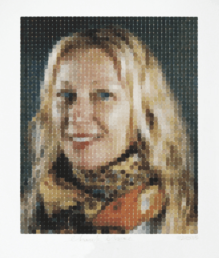 Chuck Close, ‘Cindy’, 2013, Print, Watercolor pigment print, null, Numbered, Dated