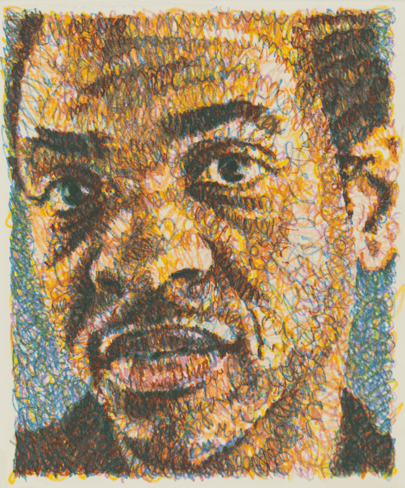 Chuck Close, ‘Lyle’, 2000, Print, Soft ground etching, null, Numbered, Dated