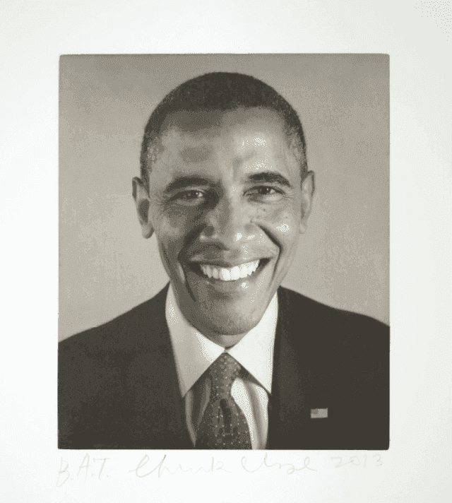 Chuck Close, ‘Obama II’, 2013, Print, Photogravure, Two Palms, 