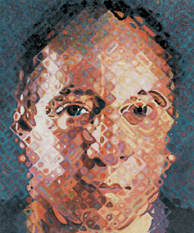 Chuck Close, ‘Paul Simon’, 2017, Print, Pigmented ink on watercolor paper, Adamson Editions, Numbered, Dated