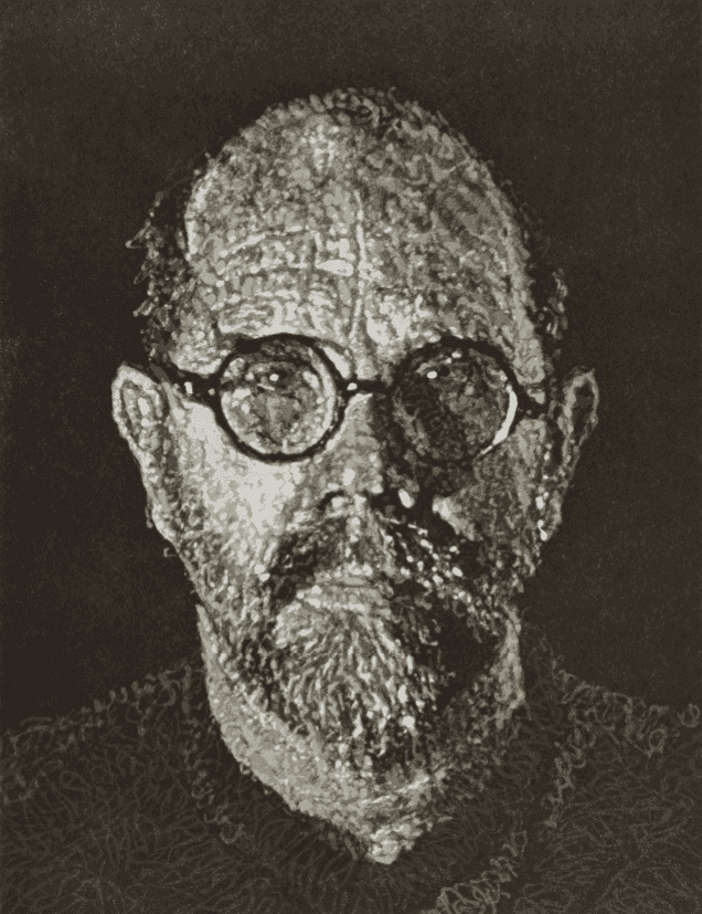 Chuck Close, ‘Self Portrait II’, 1997, Print, Linocut on wove paper, Pace Editions Inc., Dated