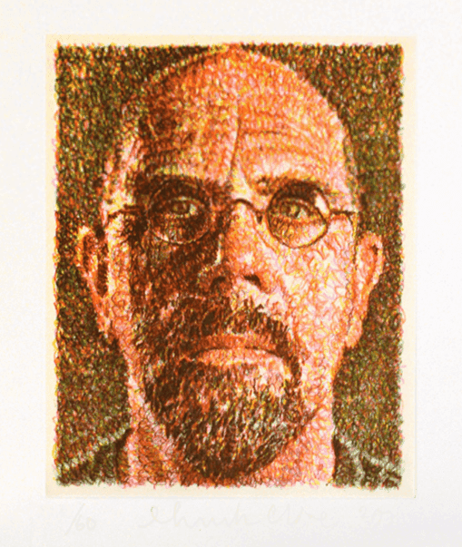 Chuck Close, ‘Self Portrait (Scribble)’, 2001, Print, Etching on Wove Paper, Pace Editions, Numbered, Dated