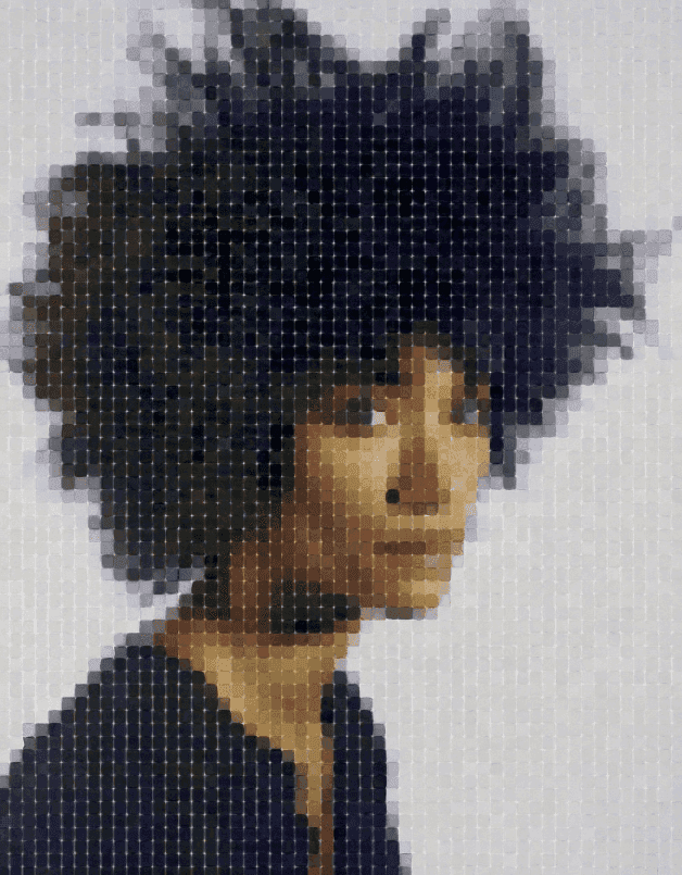 Chuck Close, ‘Sienna’, 2013, Print, Archival watercolor pigment print (90º) on Hahnemühle rag paper, null, 