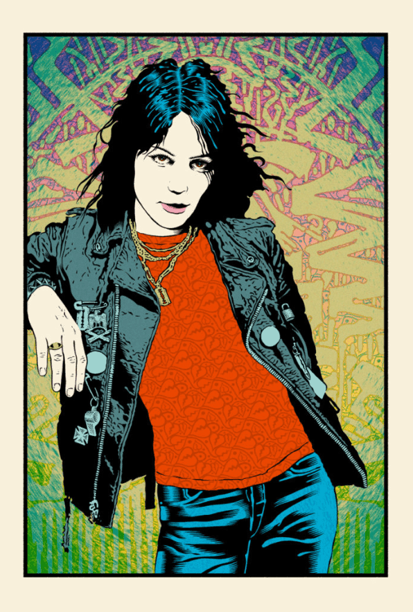 Chuck Sperry, ‘Joan Jett’, 2015, Print, 7 colors on cream paper, null, Numbered