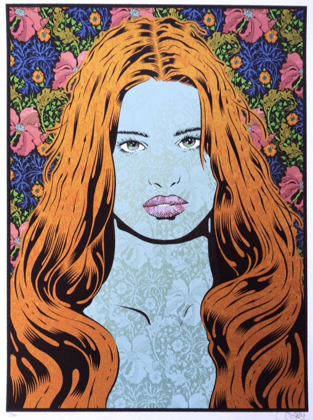 Chuck Sperry, ‘Justice’, 2014, Print, 7 colors on archival cream paper, null, Numbered