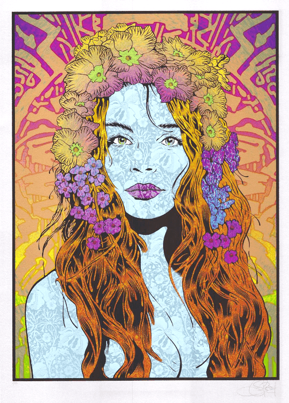 Chuck Sperry, ‘Maia’, 2015, Print, 7 colors on cream paper, null, Numbered