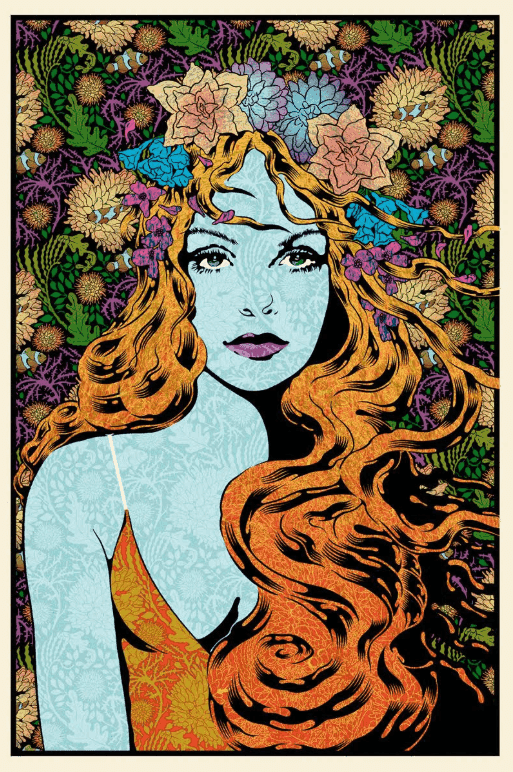 Chuck Sperry, ‘Tethys’, 2016, Print, 7 color screen print on white oak panel, null, Numbered
