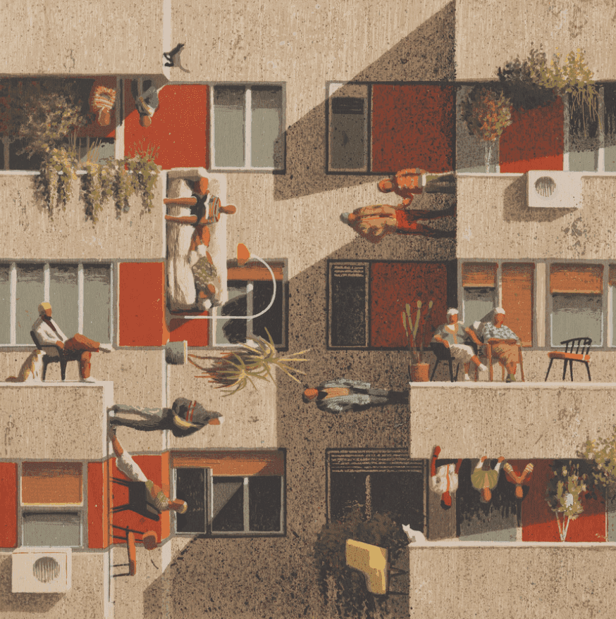Cinta Vidal, ‘Community - Hand Finished’, 2024, Print, Screenprint, 13 layers Acrylic on wood panel, null, Handfinished