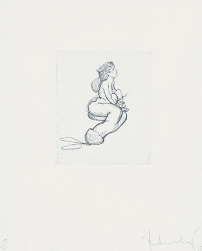 Claes Oldenburg, ‘Mermaid’, 1975, Print, Etching, null, Numbered