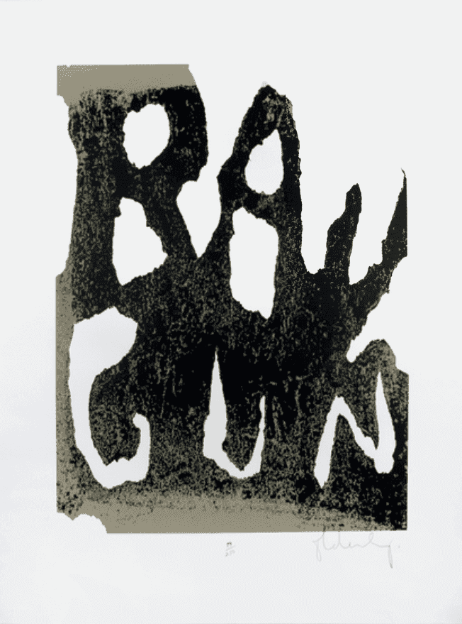 Claes Oldenburg, ‘Ray Gun’, 1972, Print, Screenprint in three colors on white paper, null, 