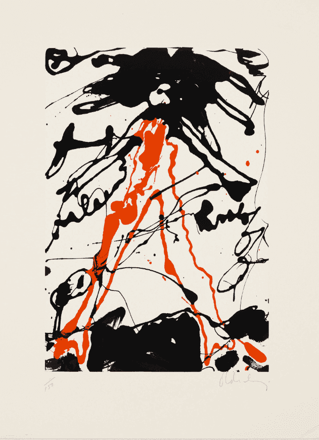Claes Oldenburg, ‘Striding Figure’, 1971, Print, Screenprint in colors on C.M. Fabriano Cotone paper, null, Numbered