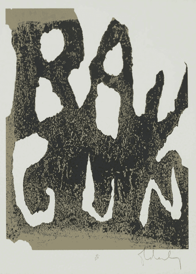 Claes Oldenburg, ‘Thure Ray Gun’, 1961, Print, Colour lithograph, null, 