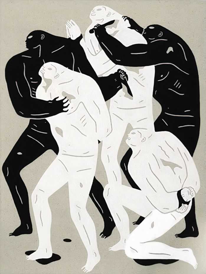 Cleon Peterson, ‘Collecting Bodies’, 09-01-2017, Print, Screenprint, Galerie Du Jour, Numbered