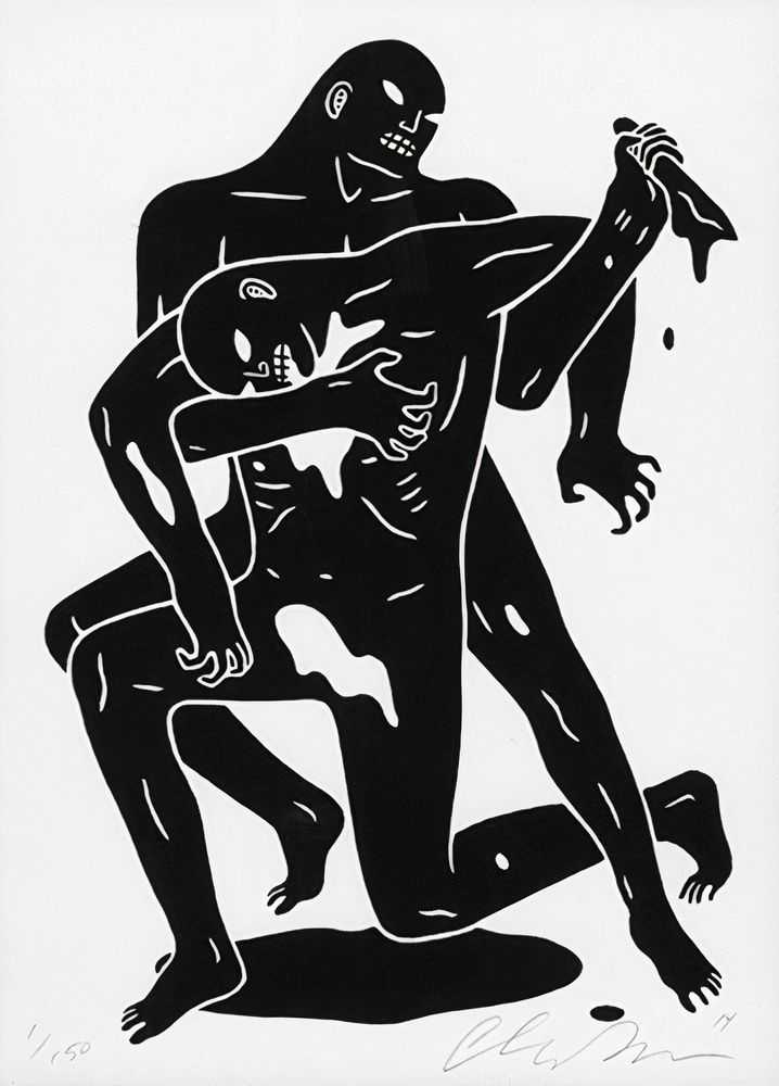 Cleon Peterson, ‘Evil’, 28-04-2014, Print, Screenprint on 270gsm acid free paper, Self-released, Numbered, Dated