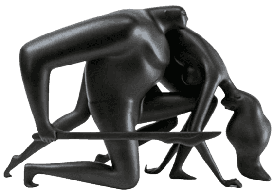 Cleon Peterson, ‘The Devourer’, 2023, Sculpture, Bronze / black patina, null, 