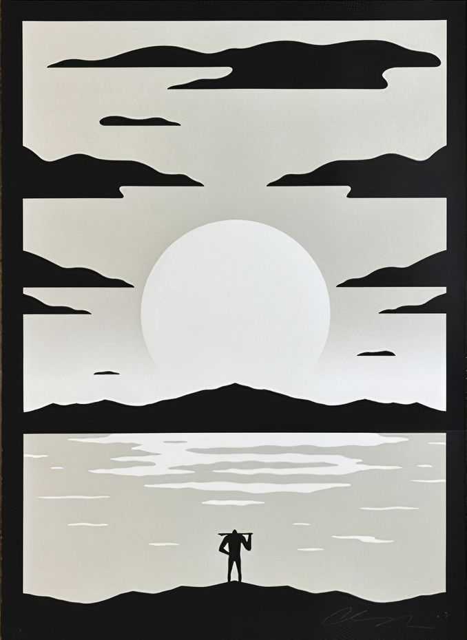 Cleon Peterson, ‘The Jaunt #100 (Dawn)’, 2023, Print, Silkscreen print, The Jaunt, Numbered