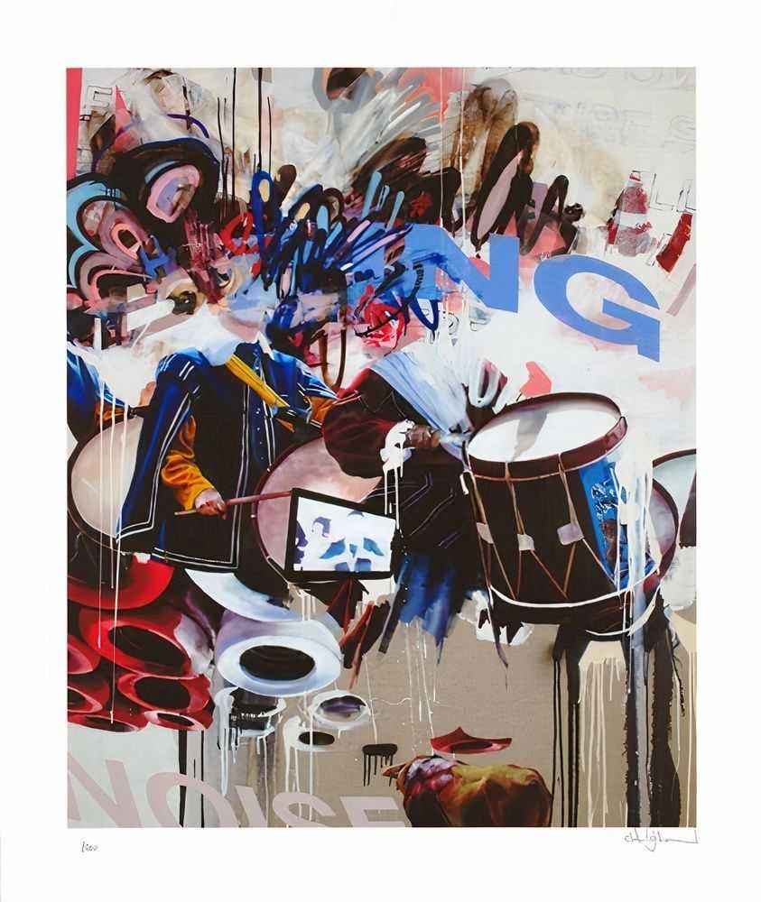 Conor Harrington, ‘Bring The Noise’, 06-08-2010, Print, Pigment Print on Magalini Litho 350gsm paper, Lazinc, Numbered