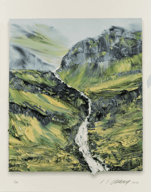 Conrad Jon Godly, ‘Nevertheless #16’, 2021, Print, 7 colour screen print on Velin d'Arches white 400 g/m2 paper, Avante Arte, Numbered, Dated, Framed