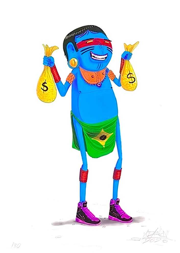 Cranio, ‘Untitled (Money Bags - 2020)’, 09-06-2020, Print, Pigment print on Hahnemuhle Bamboo Fiber and Cotton paper, Luis Maluf, Numbered