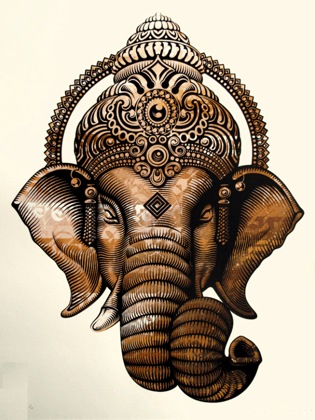 Cryptik, ‘Ganesha (Artist Proof)’, 2014, Print, 4 Colour Screen Print, null, Numbered