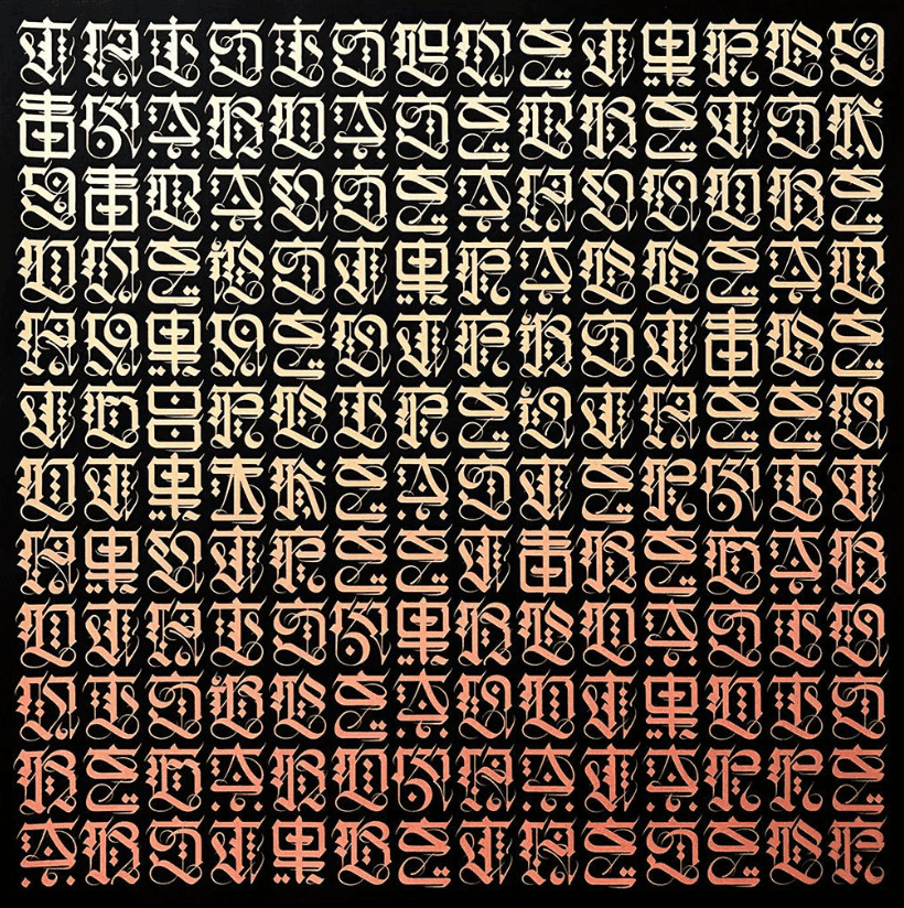Cryptik, ‘Loveletter I’, 2020, Print, Serigraph print (3-Color Gradient). 280gsm Sirio Ultrablack paper, null, Numbered