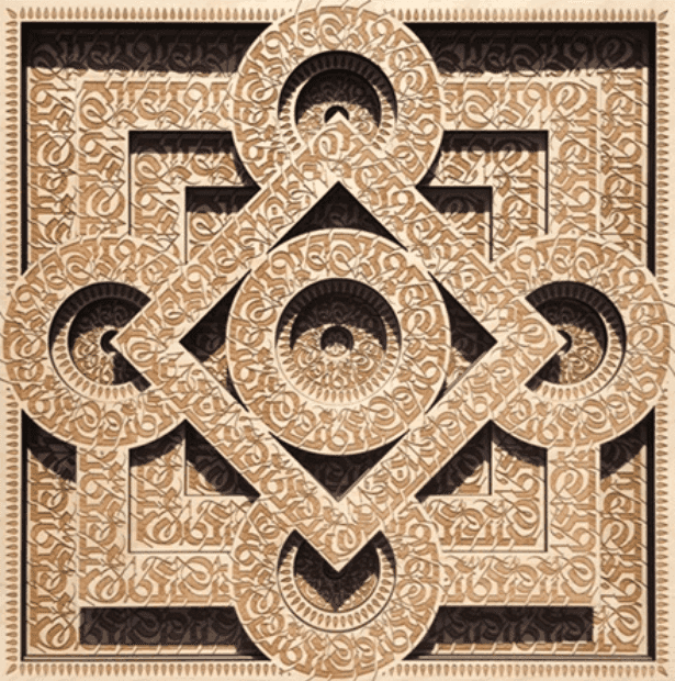 Cryptik, ‘Sacred Science I’, 2015, Print, Framed laser engraved muti-layered wood panels, null, Numbered