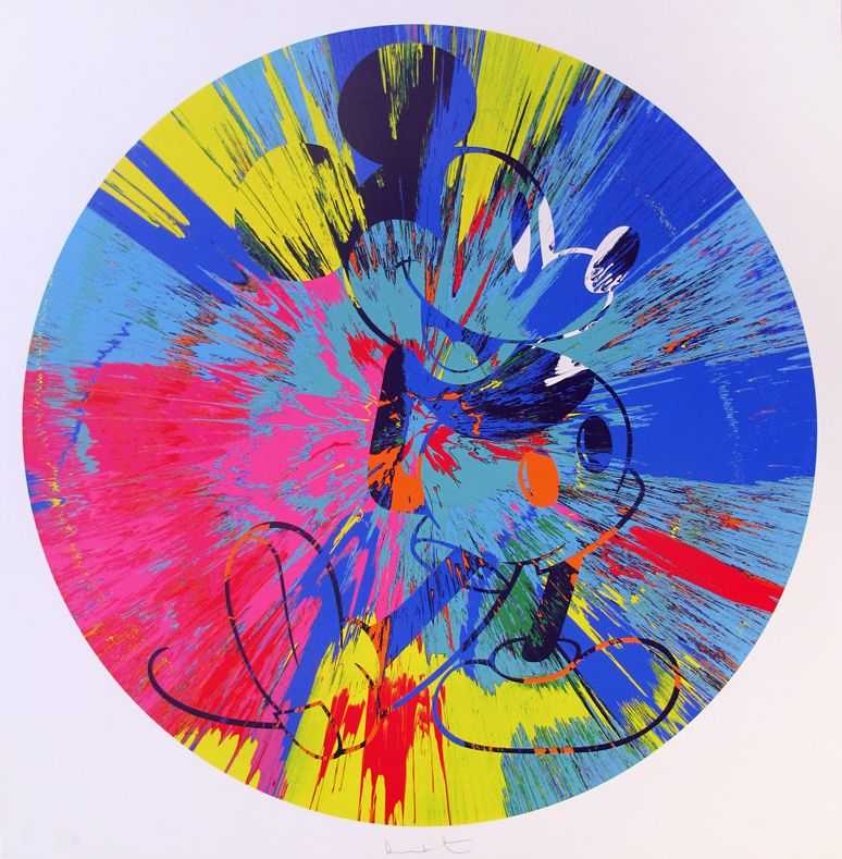 Damien Hirst, ‘Beautiful Mickey (Spin)’, 2015, Print, Silkscreen on paper, null, 