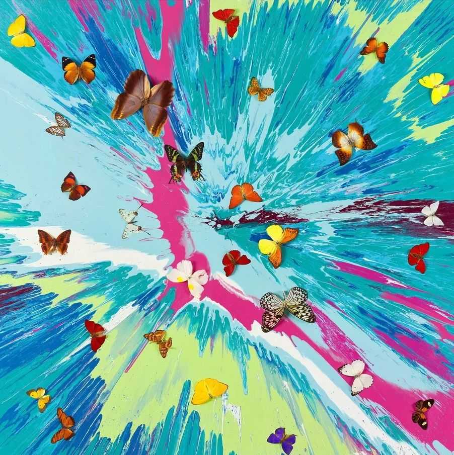 Damien Hirst, ‘H19-7 Gentle Zephyr - The Dreams’, 2025, Print, iasec-mounted Giclée print on aluminium composite panel, HENI, Numbered