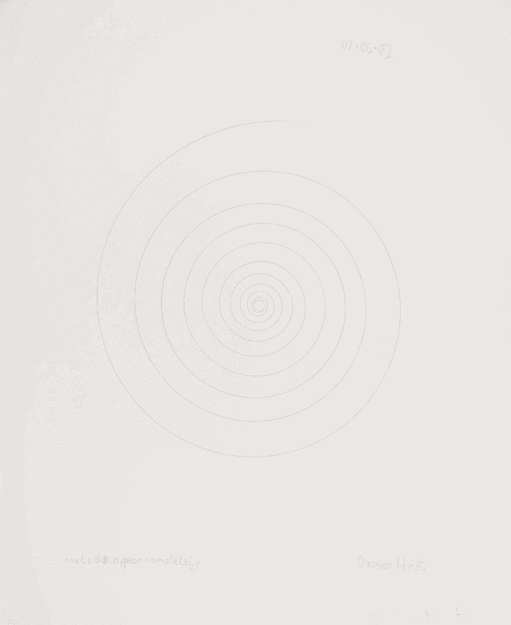 Damien Hirst, ‘How To Disappear Completely’, 2002, Print, Etching in colours on Hahnemühle paper, null, 
