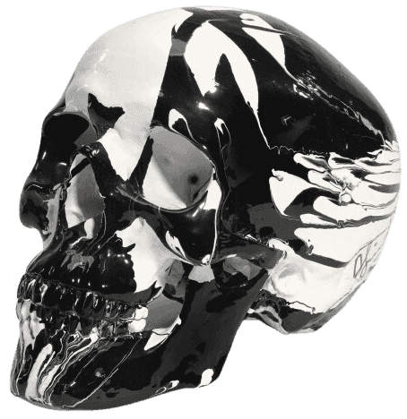 Damien Hirst, ‘Hypnotic Head’, 01-08-2014, Sculpture, Household gloss on hand painted plastic skull, Other Criteria, Handfinished