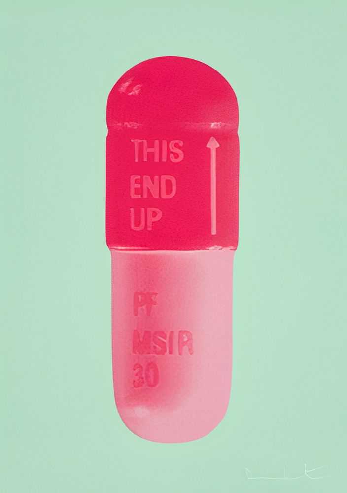 Damien Hirst, ‘The Cure (Mint Green / Desire / Orchid Pink)’, 10-08-2014, Print, Screenprint on Somerset Tub Sized 410gsm, Paul Stolper Gallery, Numbered