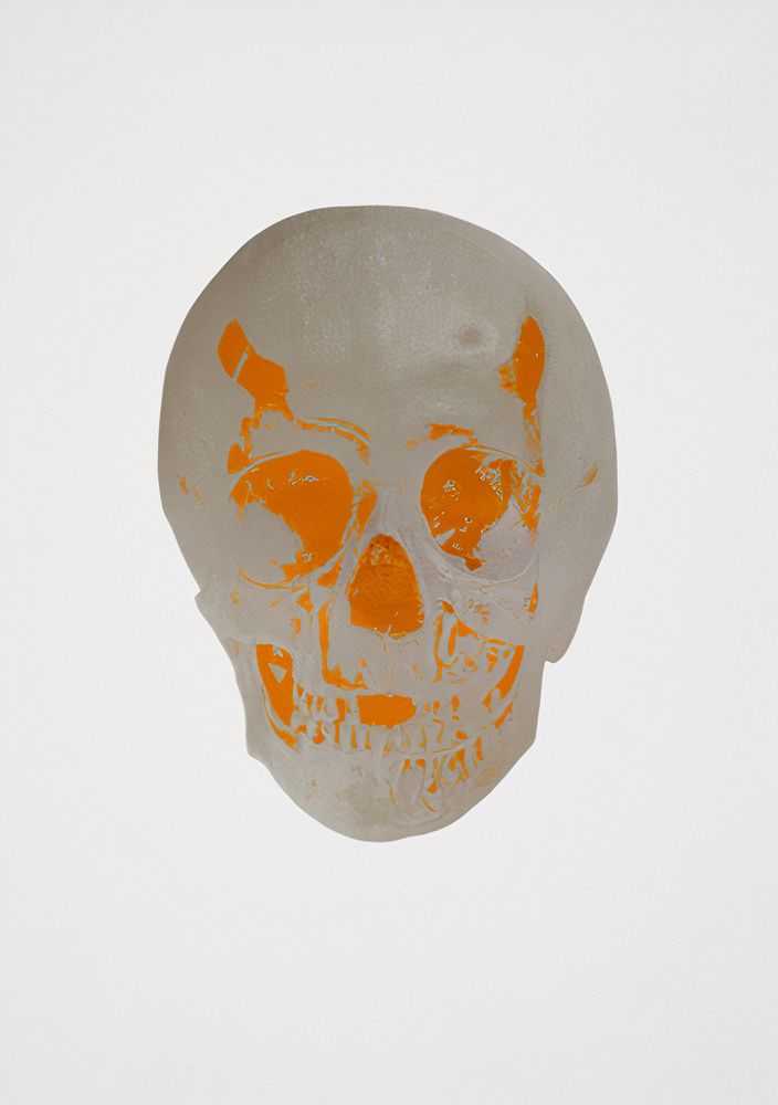 Damien Hirst, ‘The Dead (Gunmetal Prairie Copper Skull)’, 10-10-2009, Print, 2 colour foil block on 300gsm Arches 88 archival paper, Other Criteria, Numbered