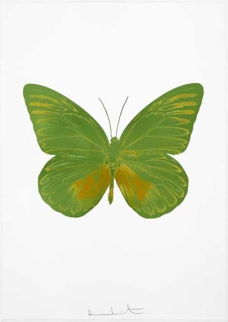 Damien Hirst, ‘The Souls I - Emerald Green - Oriental Gold’, 2010, Print, 2 colour foil block on 300gsm Arches 88 archival paper., Paul Stolper and Other Criteria, Numbered