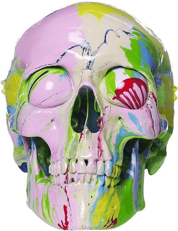Damien Hirst, ‘Transcendent Head’, 01-08-2014, Sculpture, Household gloss on hand painted plastic skull, Other Criteria, Handfinished