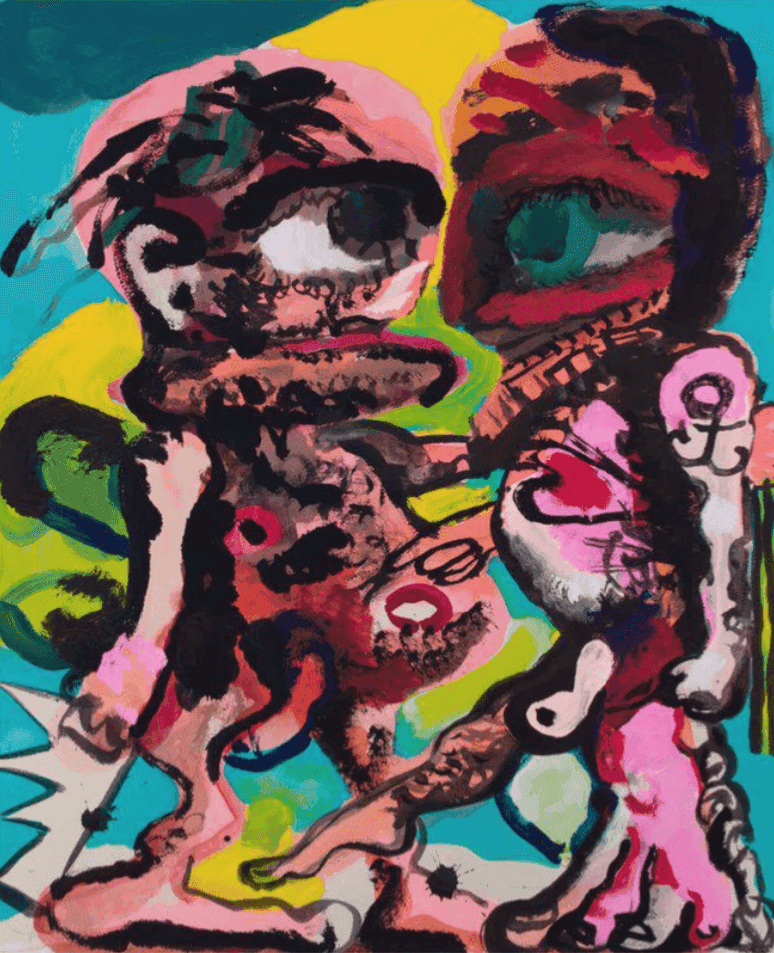 Dana Schutz, ‘Adversaries’, 2019, Print, Full color digital archival print, null, 