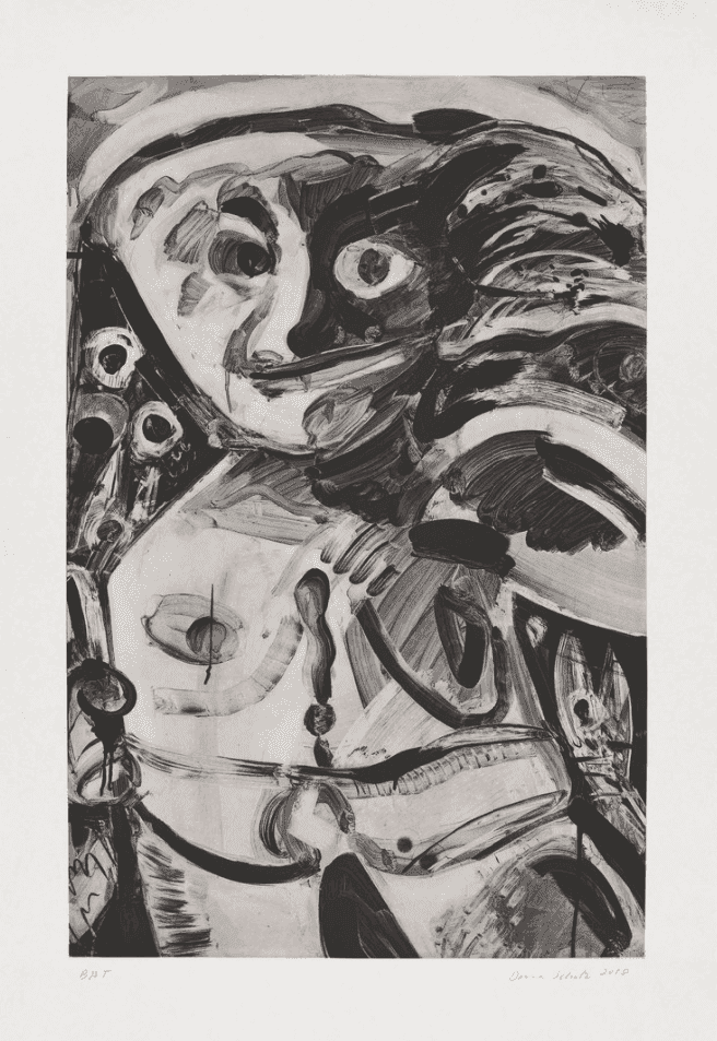 Dana Schutz, ‘The Wanderer’, 2018, Print, Etching with aquatint, Two Palms, Dated