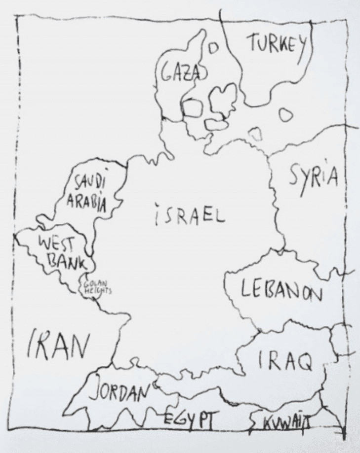 Daniel Richter, ‘Untitled J (Map)’, 2016, Print, Silkscreen, null, Numbered