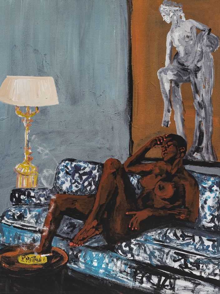 Danielle Mckinney, ‘Dream Catcher’, 2023, Print, 4-colour offset lithograph with 3 silkscreen layers, printed on 310gsm Somerset Tub paper with hand-torn edges, Avant Arte, Numbered