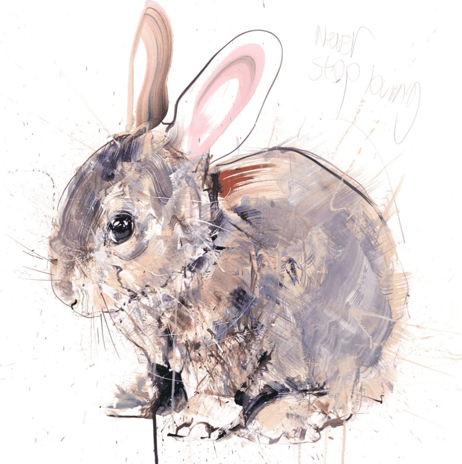 Dave White, ‘Never Stop Loving’, 2022, Print, Giclee print with silkscreen varnish, null, 