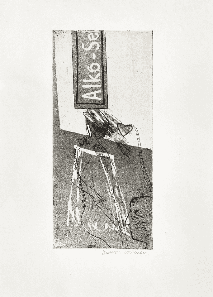 David Hockney, ‘Alka Seltzer’, 1969, Print, Etching and aquatint on Crisbrook laid paper, null, Numbered