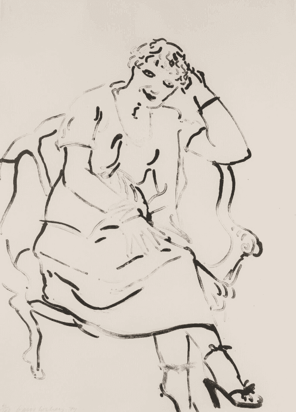 David Hockney, ‘Celia Weary’, 1979, Print, Lithograph, on Japanese Toyoshi paper, null, Numbered