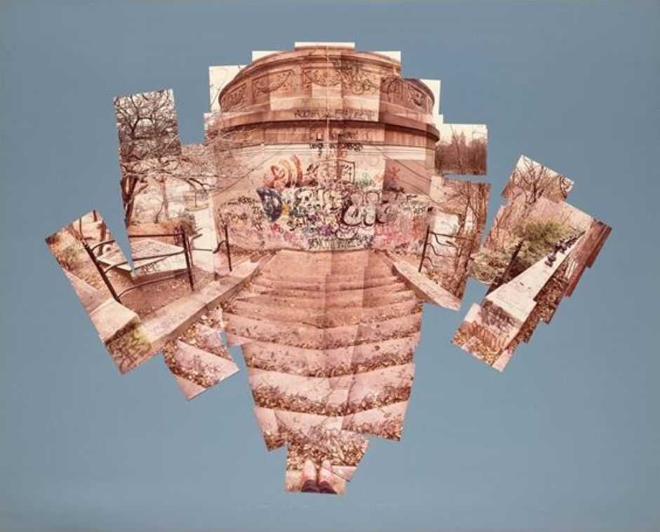 David Hockney, ‘Graffiti Palace, New York’, 1982, Print, Colour photograph collage mounted on board in artist's frame, null, Numbered