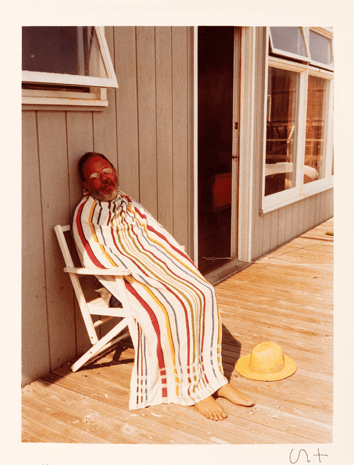 David Hockney, ‘Henry Avoiding The Sun’, 1975, Print, Photograph, null, Numbered