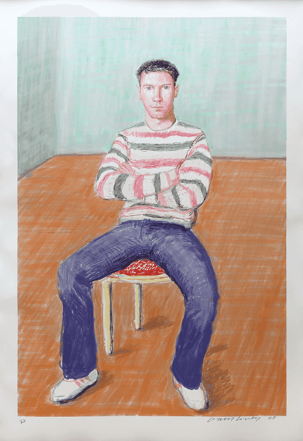 David Hockney, ‘Jamie McHale 1’, 2008, Print, Computer Drawing Printed by Inkjet, null, Numbered