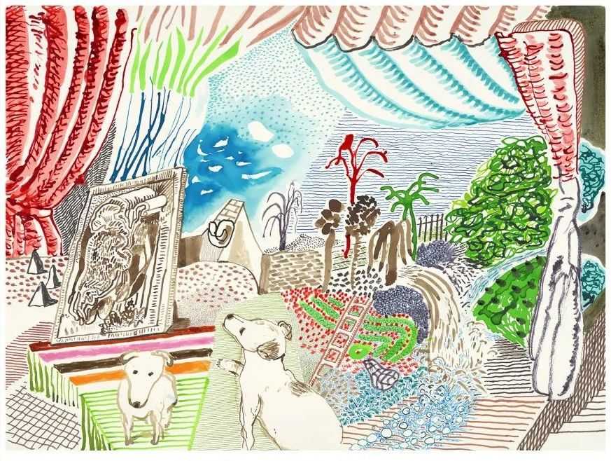 David Hockney, ‘Ruby Dreaming’, 2019, Print, Inkjet print on paper, null, Numbered