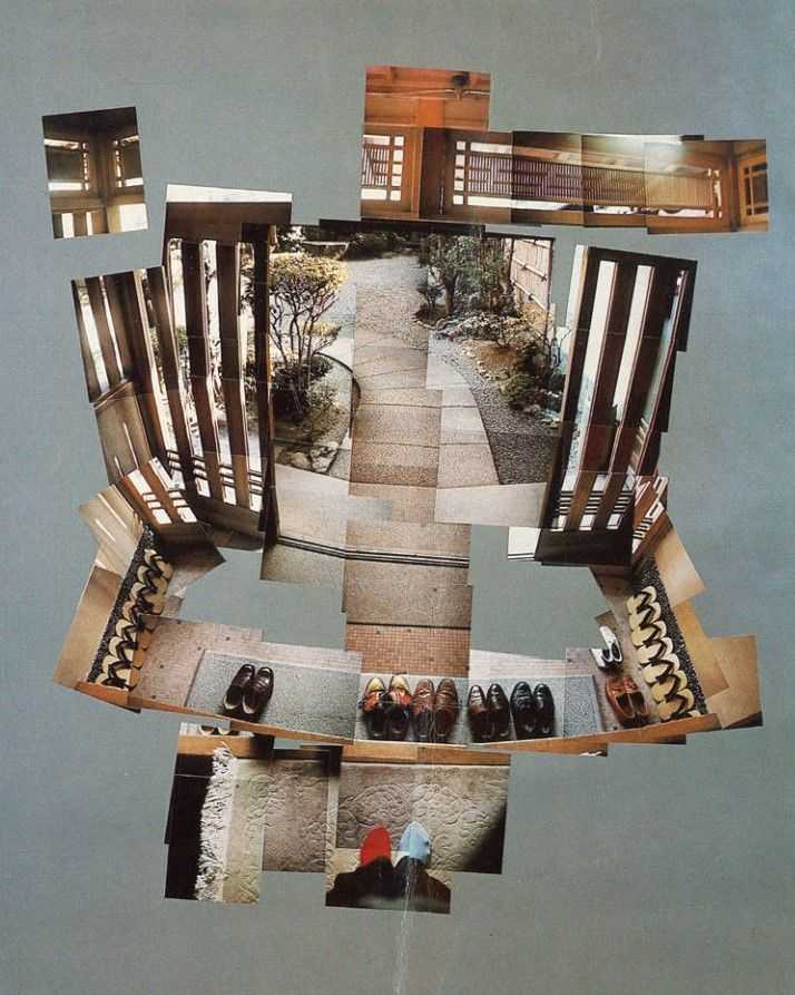 David Hockney, ‘Shoes, Kyoto’, 1983, Print, Collage of chromogenic prints, null, Numbered